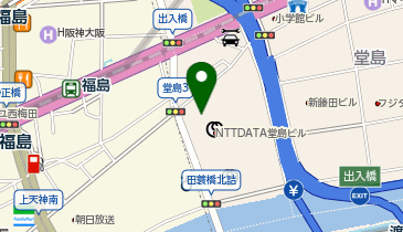NTTデータ 堂島ビルの地図画像