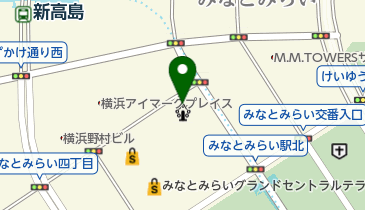 横浜メディアタワーの地図画像