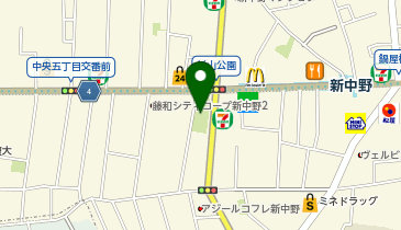 杉山公園の地図画像