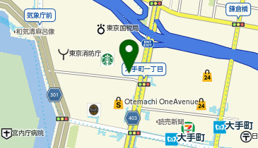 大手町カンファレンスセンターの地図画像