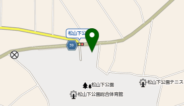 松山下公園の地図画像