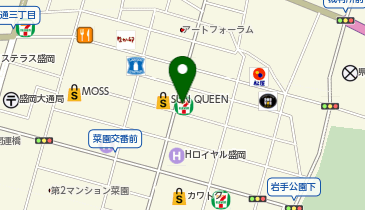 UMACCO(ウマッコ) 盛岡大通の地図画像