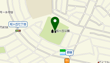 松ケ丘公園の地図画像