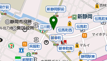 HIS 静岡法人営業所の地図画像