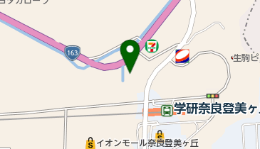 お宝創庫 生駒店の地図画像