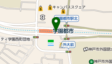 ステーションATM-Patsat(パッとサッと) 神戸市営地下鉄学園都市駅の地図画像