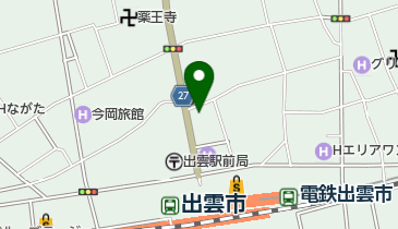 鍋や中じい 出雲店の地図画像