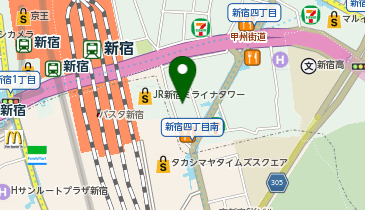 JOINT WORKS(ジョイント ワークス) 新宿店の地図画像