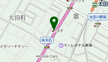 愛知トヨタ 東海店の地図画像