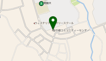 桜の郷コミュニティセンターの地図画像