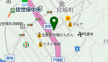 麺や 潮風の地図画像