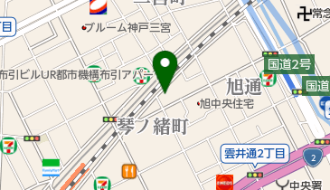 ベーカリーバカンスの地図画像