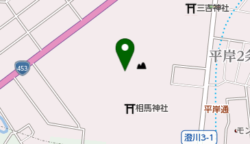 天神山緑地の地図画像