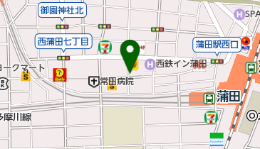 ワンダープライス 蒲田店の地図画像