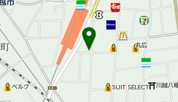 蒙古タンメン中本 川越店の地図画像