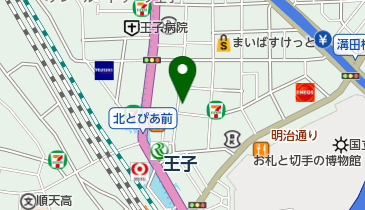 まーすた王子店の地図画像