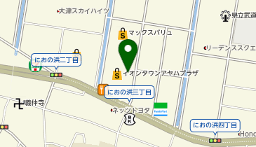 滋賀レジャーランド 大津店の地図画像