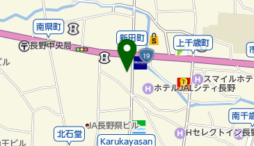 ながの観光コンベンションビューローの地図画像