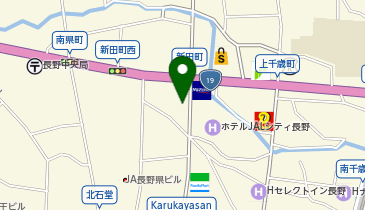 日本司法支援センター(法テラス長野)の地図画像