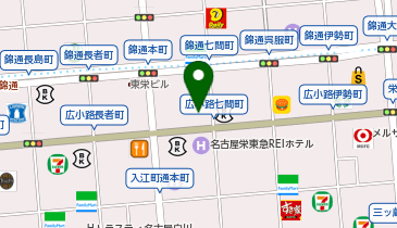 ダイワンテレコム 名古屋栄店の地図画像