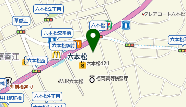 SJR六本松の地図画像