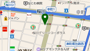 スーパーオオカワ桜川店の地図画像