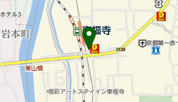 DRAGON BURGER(ドラゴン バーガー) 東福寺店の地図画像