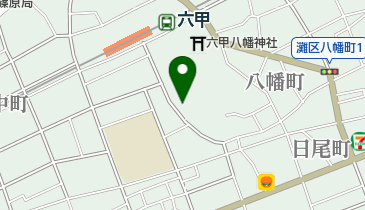 六甲茶房 みの地図画像