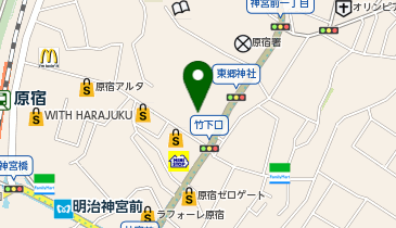 WEGO(ウィゴー) 1.3.5原宿竹下通り店の地図画像