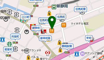 サイゼリヤ 静岡けやきプラザ店の地図画像