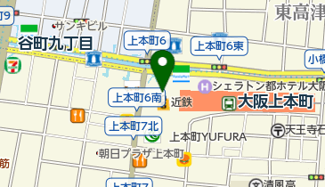 近鉄文化サロン 上本町の地図画像