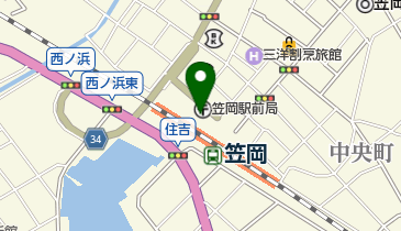 かさおかてみやげHarevaja(ハレバージャ)の地図画像