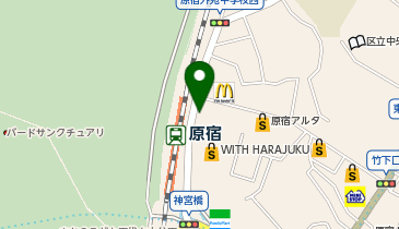 サッカーショップKAMO(カモ) 原宿店の地図画像