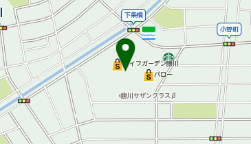 スーパーマーケットバロー 勝川店の地図画像