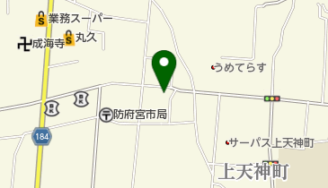 山頭火ふるさと館の地図画像