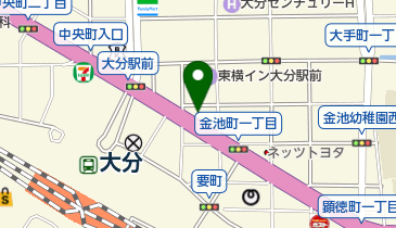 アートネイチャー 大分店の地図画像