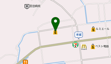 くすりのハッピー 宮田店の地図画像