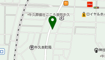 ばんどう太郎 牛久中央店の地図画像