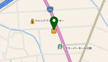 レストラン馬車道 川島インター店の地図画像