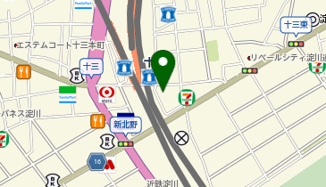 薬 マツモトキヨシ 十三駅東口店の地図画像