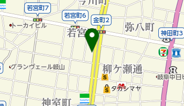 大熊果実店の地図画像