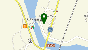 下関西典礼会館の地図画像