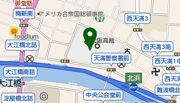 財団法人司法協会大阪支部 業務部 本館謄写室の地図画像