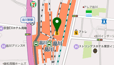 百千 エキュート品川店の地図画像