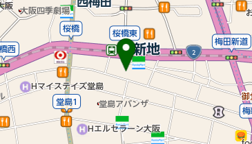 北新地ぎょうざ家 本店の地図画像