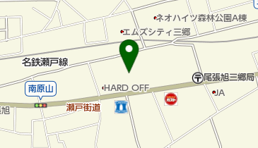 アミング 尾張旭店の地図画像