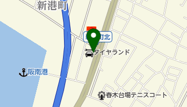 タイヤランド 岸和田の地図画像