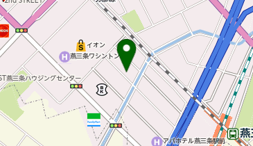 タイトーステーション イオン県中央店の地図画像