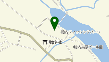 胎内フィッシング&ボートパークの地図画像