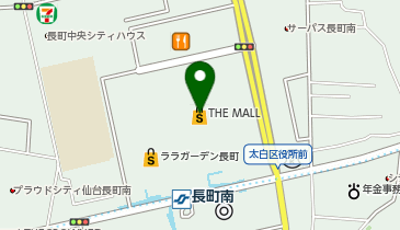 ラーメンまんみ ザ・モール仙台長町店の地図画像
